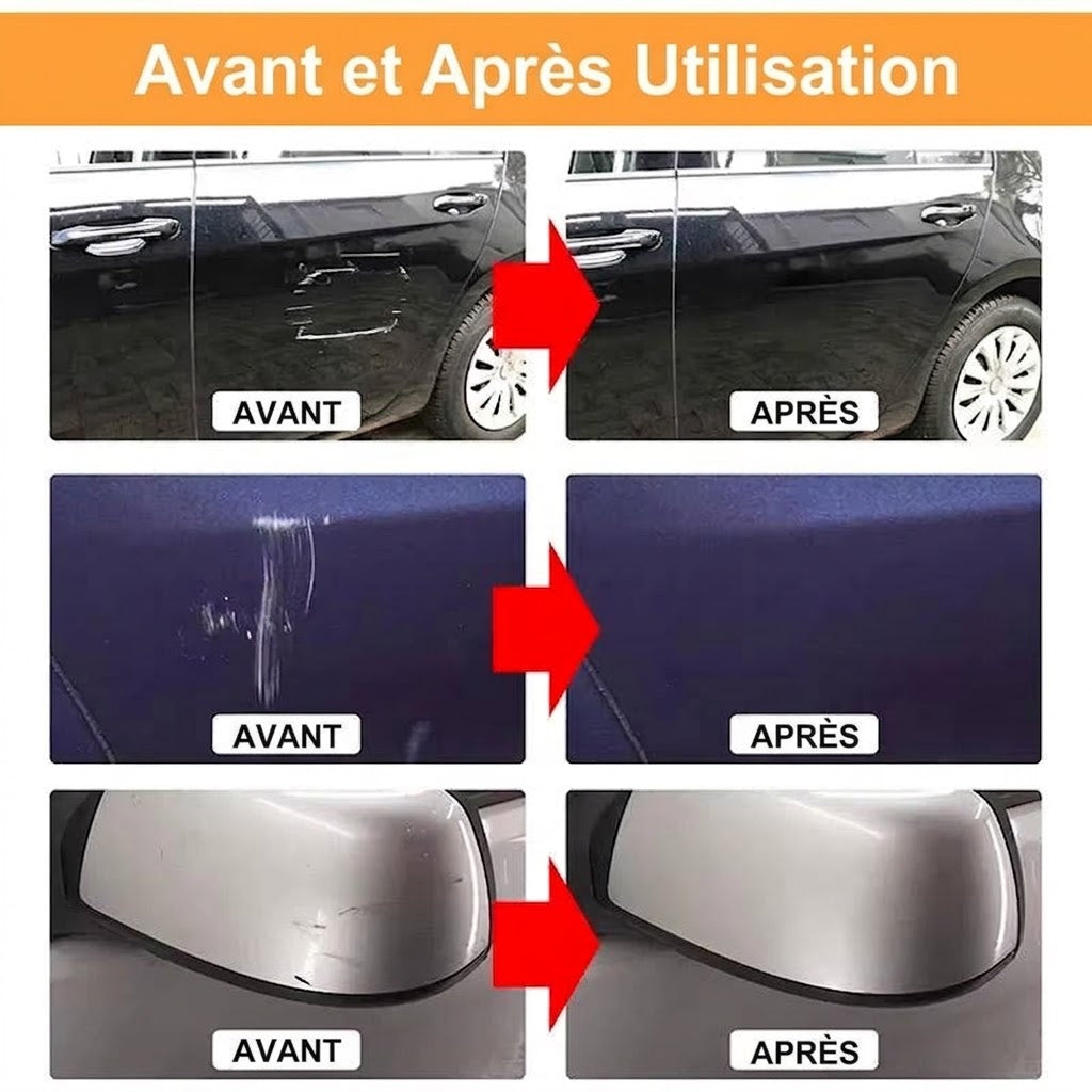 Kit dissolvant de rayures pour voiture Rayure Zero